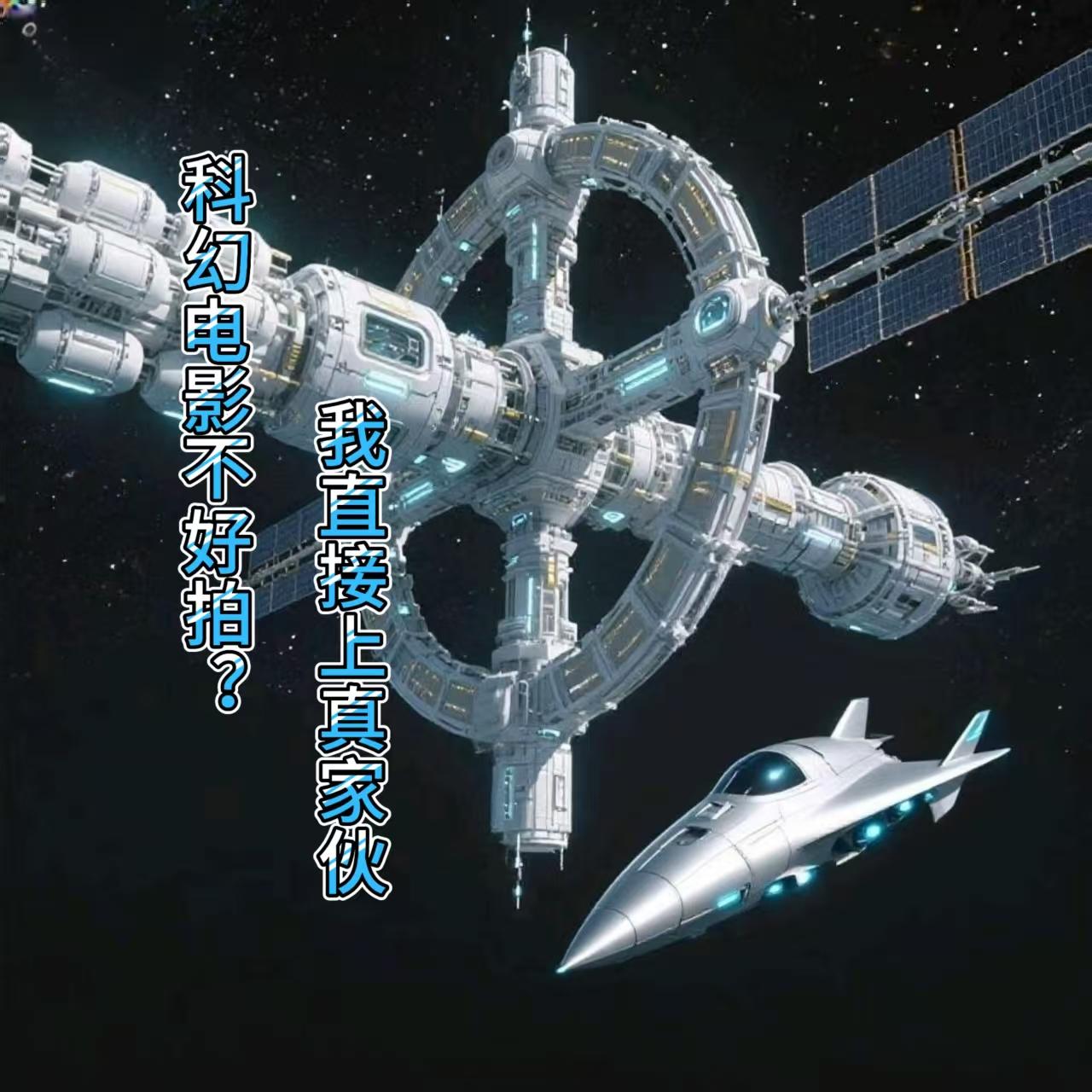科幻电影不好拍？我直接上真家伙