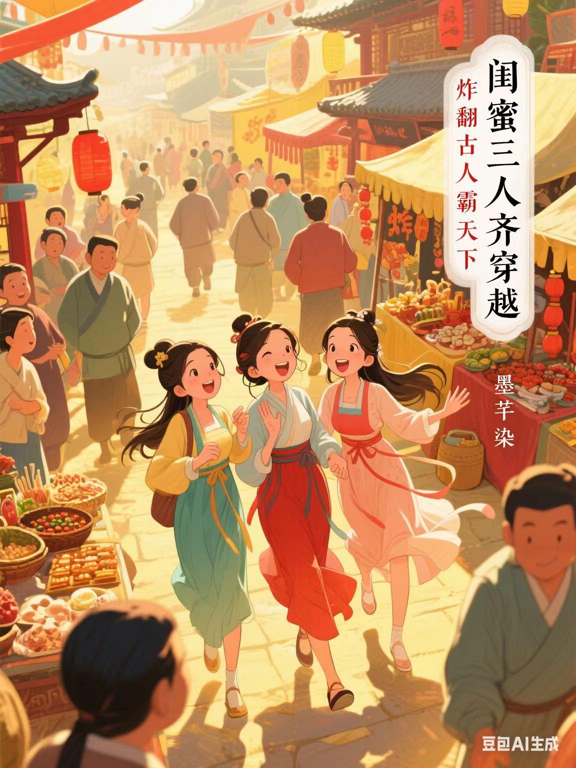 闺蜜三人齐穿越，炸翻古人霸天下